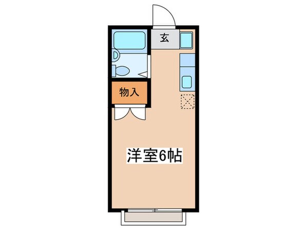 エステート京塚の物件間取画像